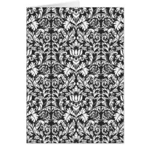 Lace noir blanc Damas Brocade