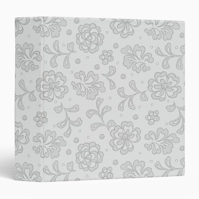 Lace pattern, flower vintage 1 binder (Front/Spine)