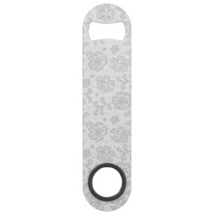 Lace pattern, flower vintage 1 speed bottle opener