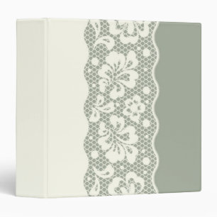 Lace pattern, flower vintage 5 binder