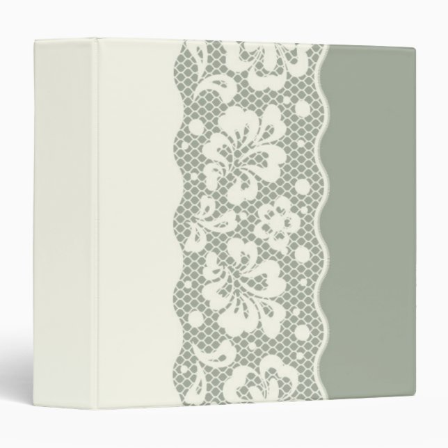 Lace pattern, flower vintage 5 binder (Front/Spine)
