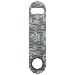 Lace pattern, flower vintage 6 bar key