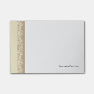 Lace pattern, flower vintage 7 post-it notes