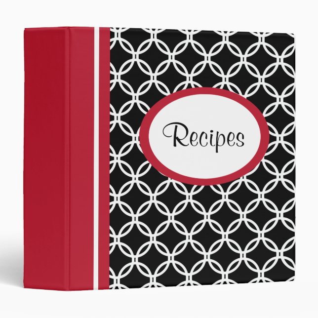 Lace Recette Organisateur Cookbook Classeur Cadeau (Devant/Côté)