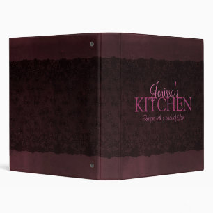 Lace Recipe Binder