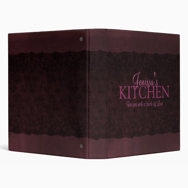Lace Recipe Binder (Background)