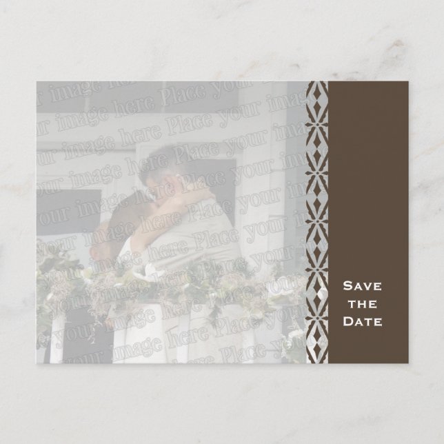 Lace Save the Date Postcard (Front)
