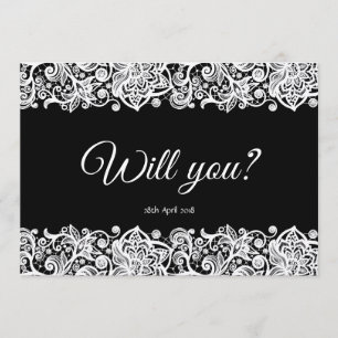 Lace Seras-tu ma carte de demoiselle d'honneur