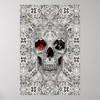 Lace Skull 2 Poster