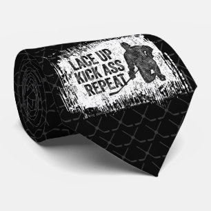 Lace Up. Repeat. (hockey) Tie