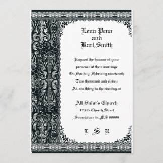 Lace Wedding Invitation