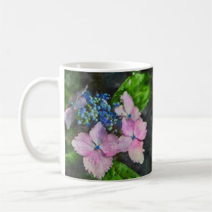 Lacecap Hydrangea Coffee Mug