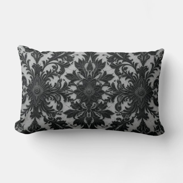 Laced Pattern Lumbar Pillow (Front)