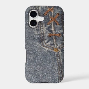 Laced Up Denim iPhone 5 Case-Mate Barely There