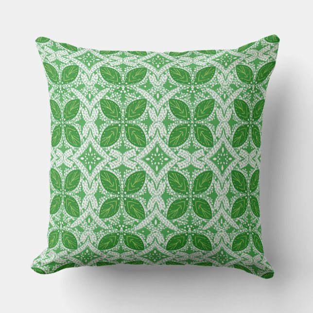 Laceleaf Reverie Throw Pillow (Front)