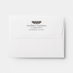 Lacewing Bee Enveloppes de papeterie personnalisée