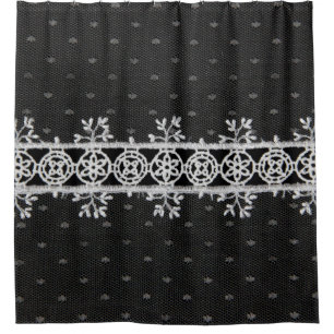 lacework line on black background