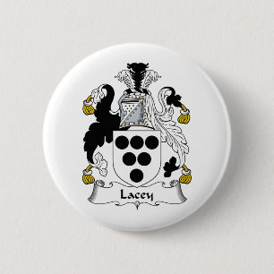Lacey Family Crest 2 Inch Round Button