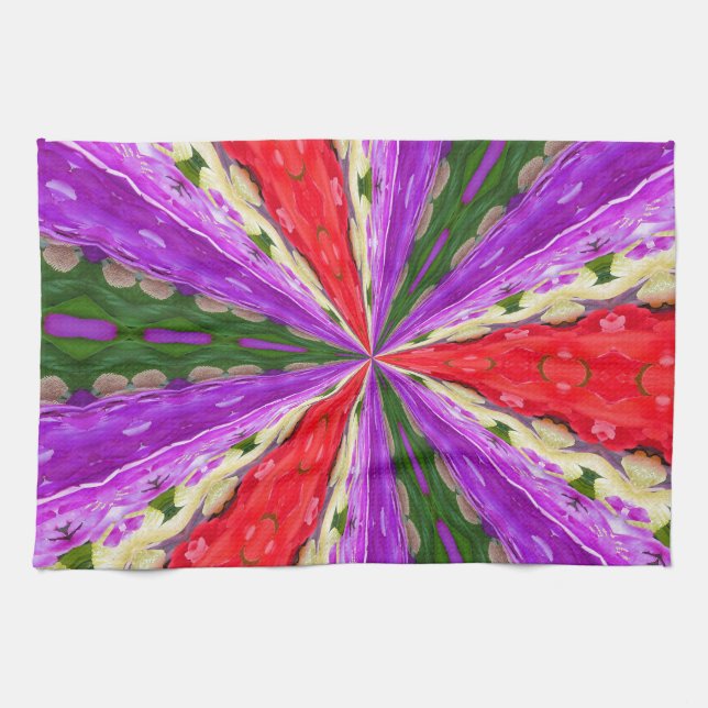 Lacey Kaleidoscope Kitchen Towel (Horizontal)