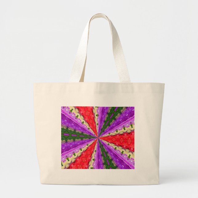 Lacey Kaleidoscope Large Tote Bag (Front)