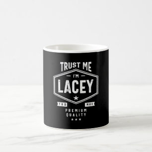 Lacey Personalized Name Birthday Coffee Mug