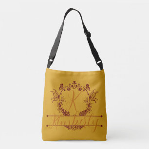 "Lacey Sunshine" Customizable Monogram Crossbody Bag