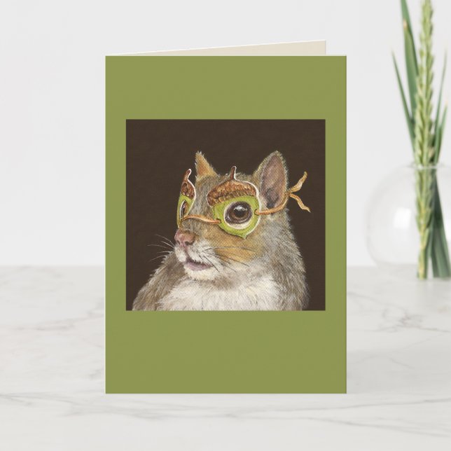 Lacey the squirrel card (Front)