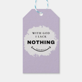 Lack Nothing Gift Tag