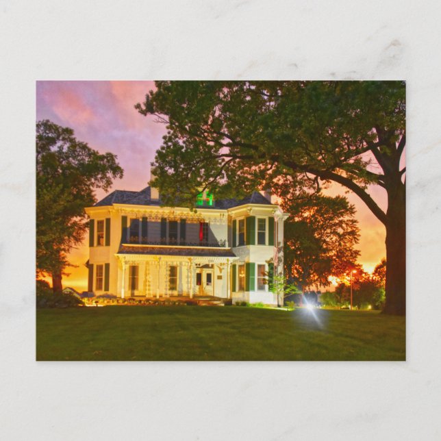 Lackman-Thompson Estate Farmhouse, Lenexa, Kansas Postcard (Front)