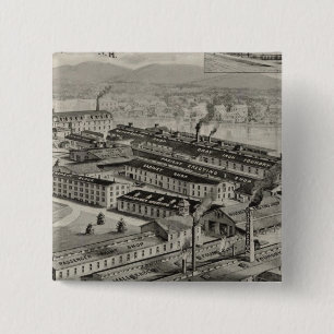 Laconia Car Company 2 Inch Square Button