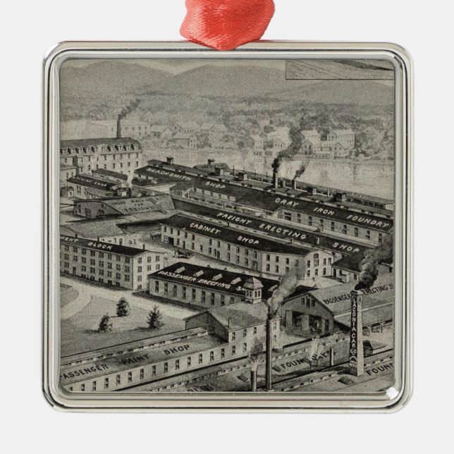 Laconia Car Company Metal Ornament (Front)