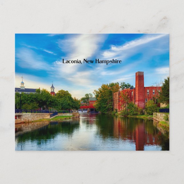 Laconia, New Hampshire Postcard (Front)