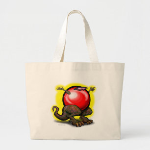 Lacrosse a Saurus Rex Large Tote Bag