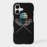 Lacrosse American Flag Lax Helmet And Stick