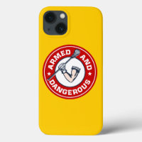 Lacrosse Armé et Dangereux iPhone 6 coque