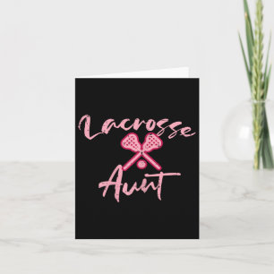 Lacrosse Aunt Cute Mothers Day Sports Aunty Auntie Card