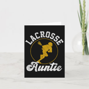 Lacrosse Auntie Lacrosse Lover Fathers Day  Card