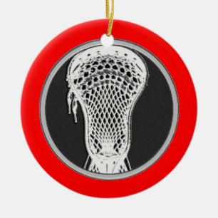 Lacrosse Award Ceramic Ornament