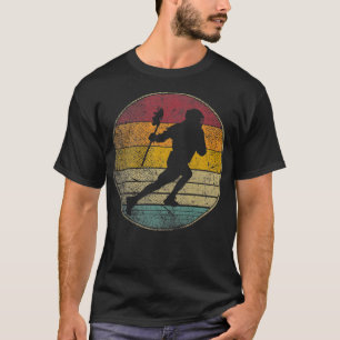 Lacrosse Ball Stick Gift Retro Style Vintage Funny T-Shirt