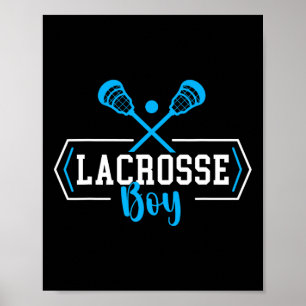 Lacrosse Boy Player Lacrosse Youth Kids Boys 1 Poster