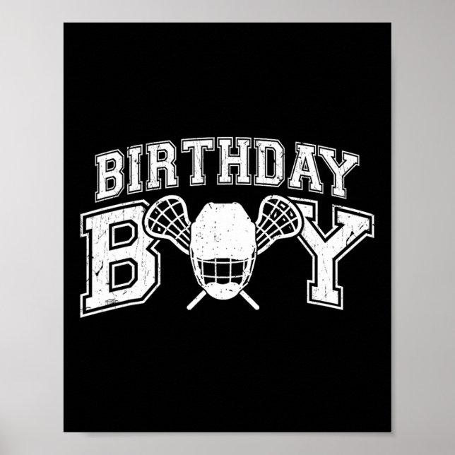 Lacrosse Boys Birthday Party Decorations Lacrosse  (Front)