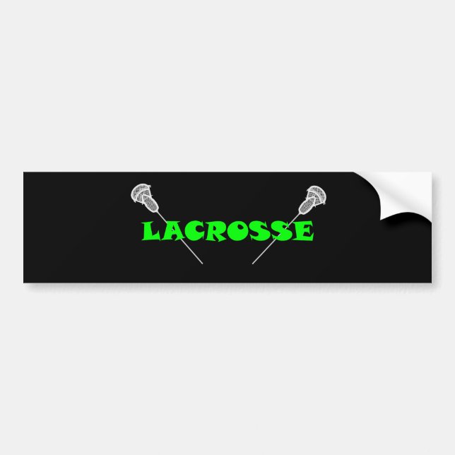 Lacrosse Bumper Sticker (Front)
