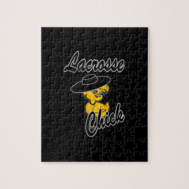 Lacrosse Chick #4 Jigsaw Puzzle (Vertical)