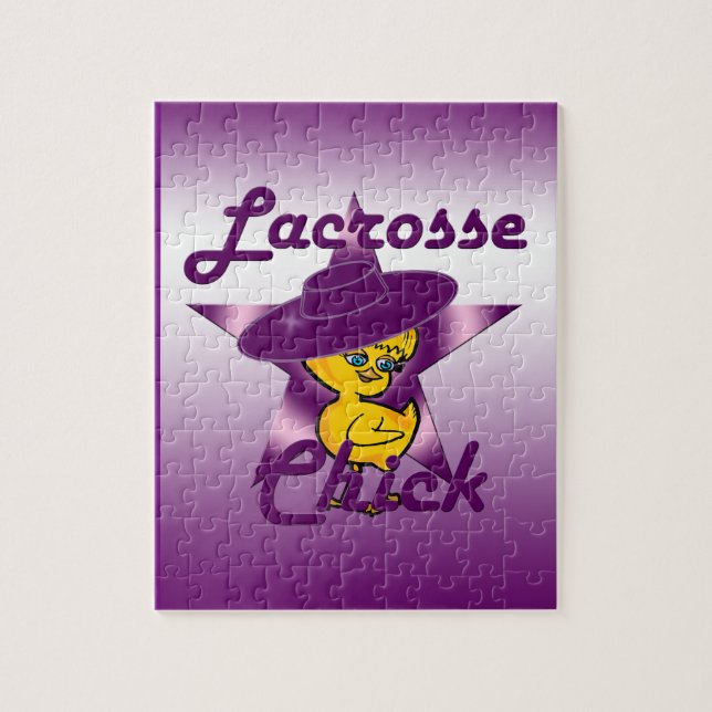 Lacrosse Chick #9 Jigsaw Puzzle (Vertical)