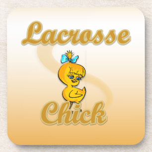 Lacrosse Chick Coaster