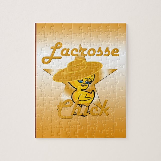 Lacrosse Chick  Jigsaw Puzzle (Vertical)
