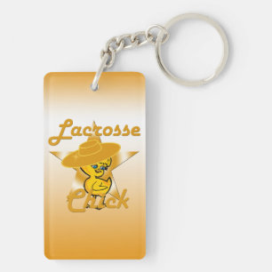 Lacrosse Chick  Keychain
