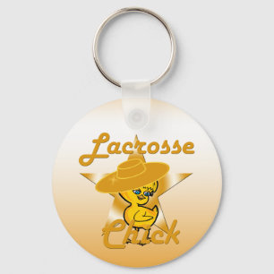 Lacrosse Chick Keychain