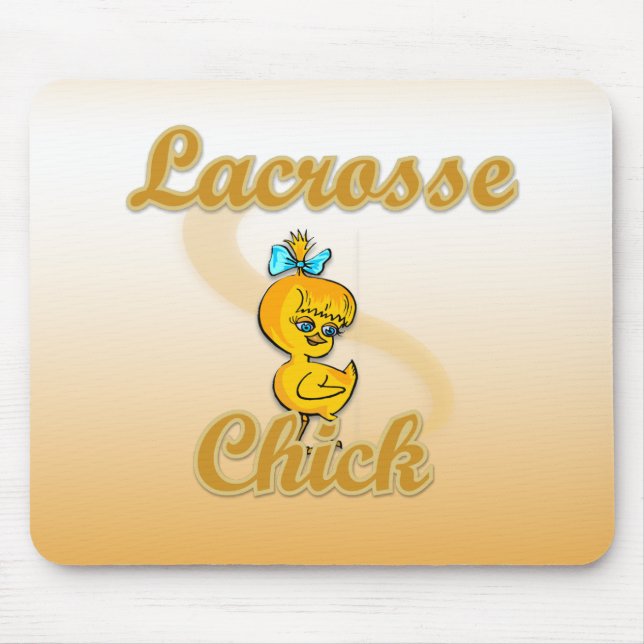 Lacrosse Chick Mouse Pad (Front)