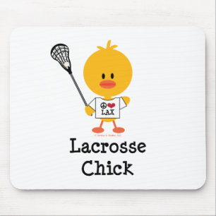 Lacrosse Chick Mousepad